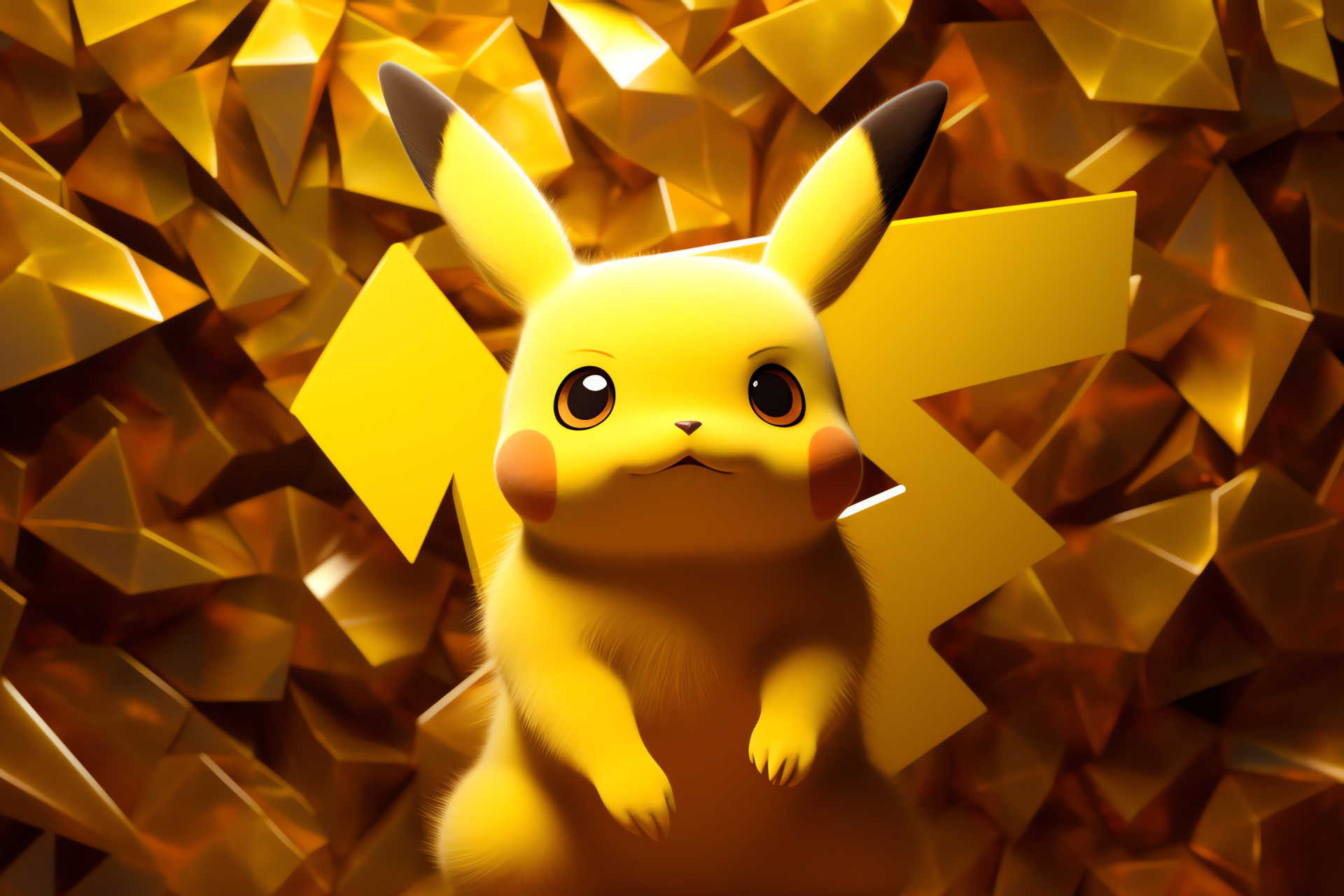 Famous Pikachu appearance, Sparking Pikachu, Beloved Pokmon figure, Electric mouse details, Pikachu curiosity, HD Desktop Wallpaper