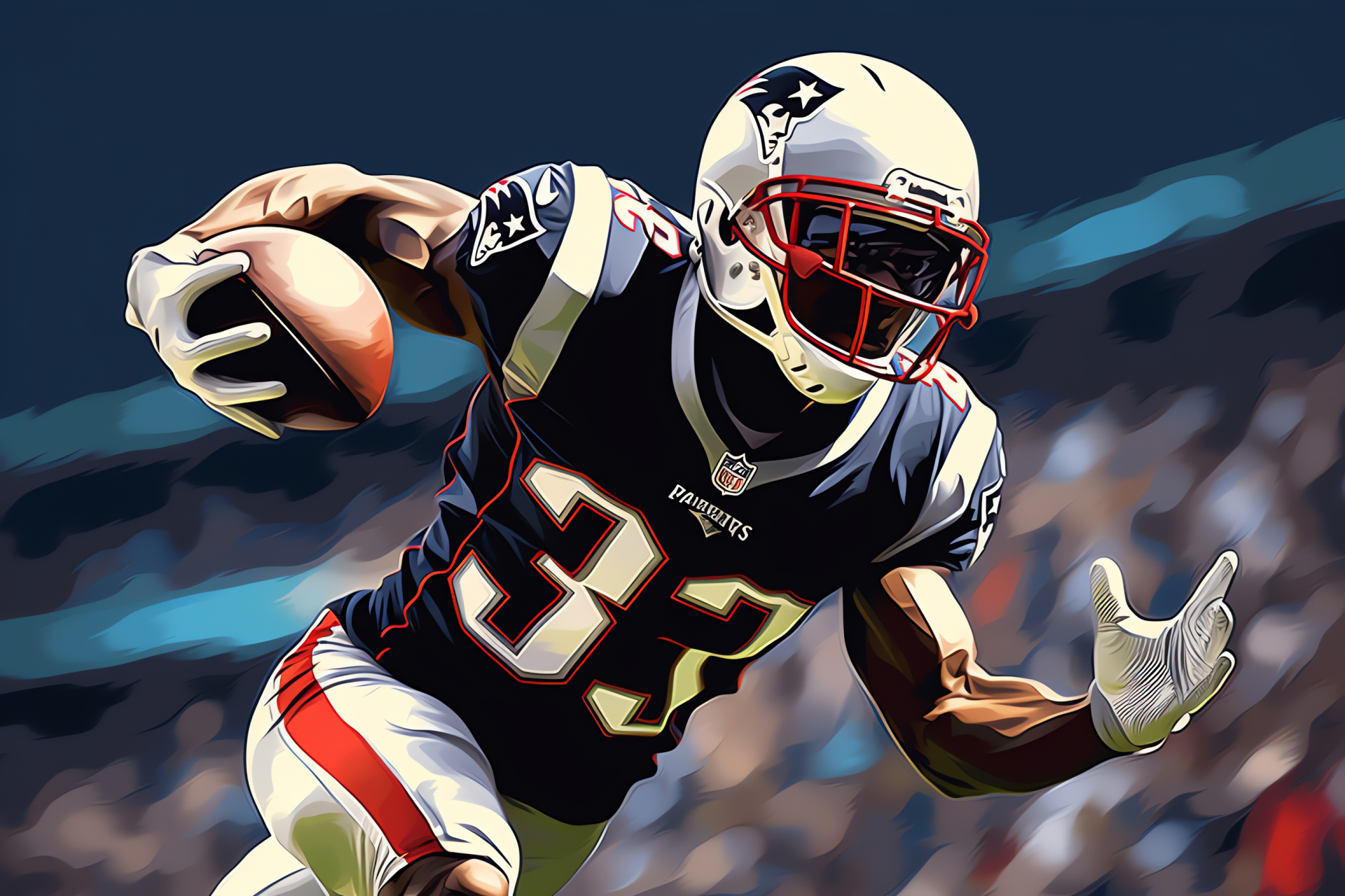 New England Patriots, Devin McCourty, Critical interception, Clinching touchdown, Playoff victory, HD Desktop Wallpaper