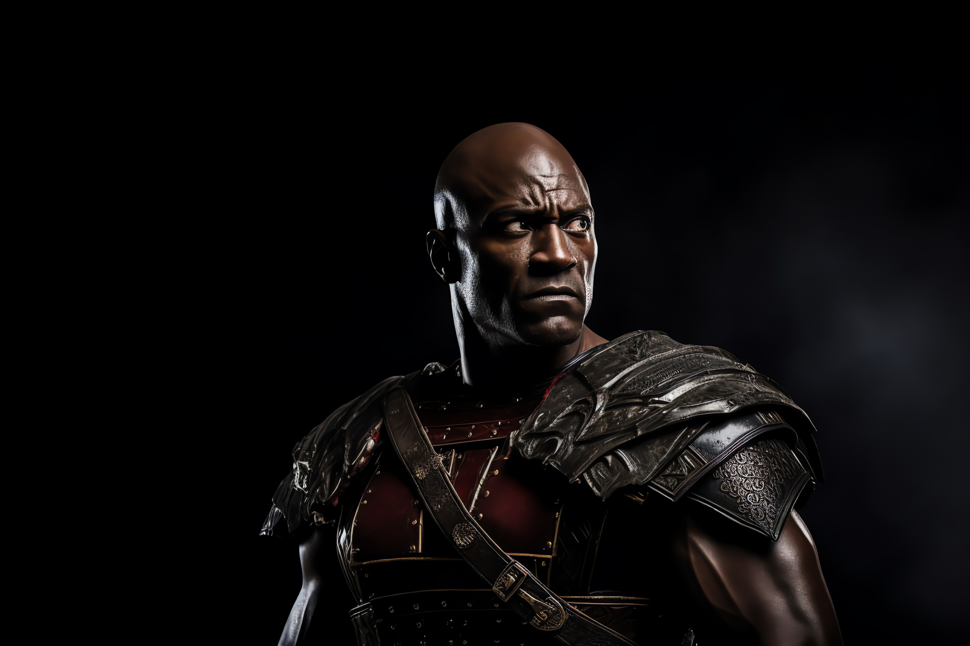 Peter Mensah, Doctore role, Gladiator mentor, Dominant combatant, Enslaved warrior, HD Desktop Wallpaper