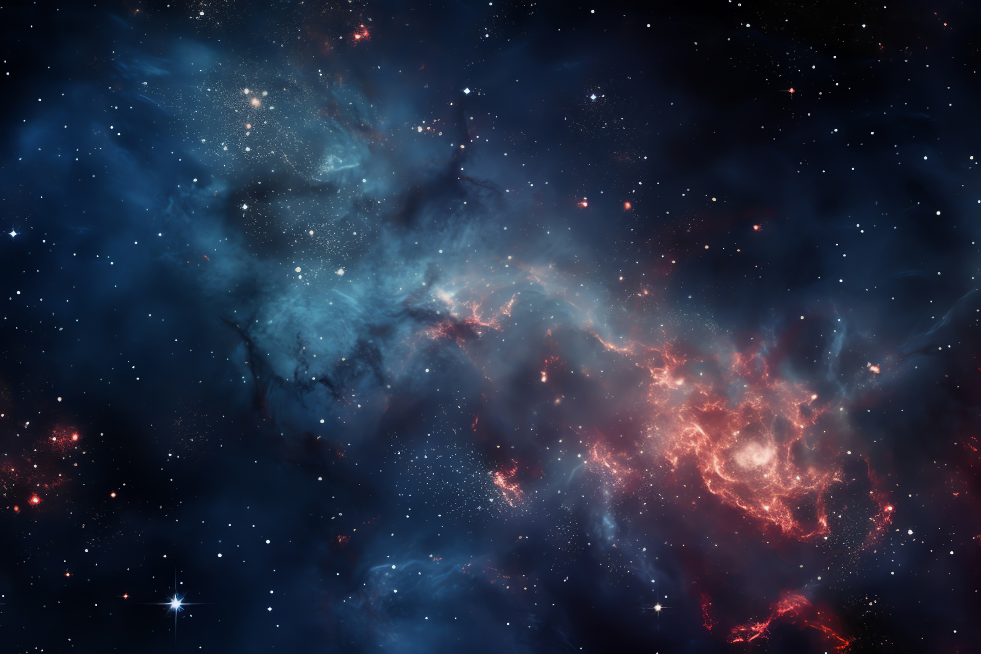 Celestial objects, Infinite cosmos, Milky Way, Large Magellanic Cloud, Extended cosmic display, HD Desktop Wallpaper
