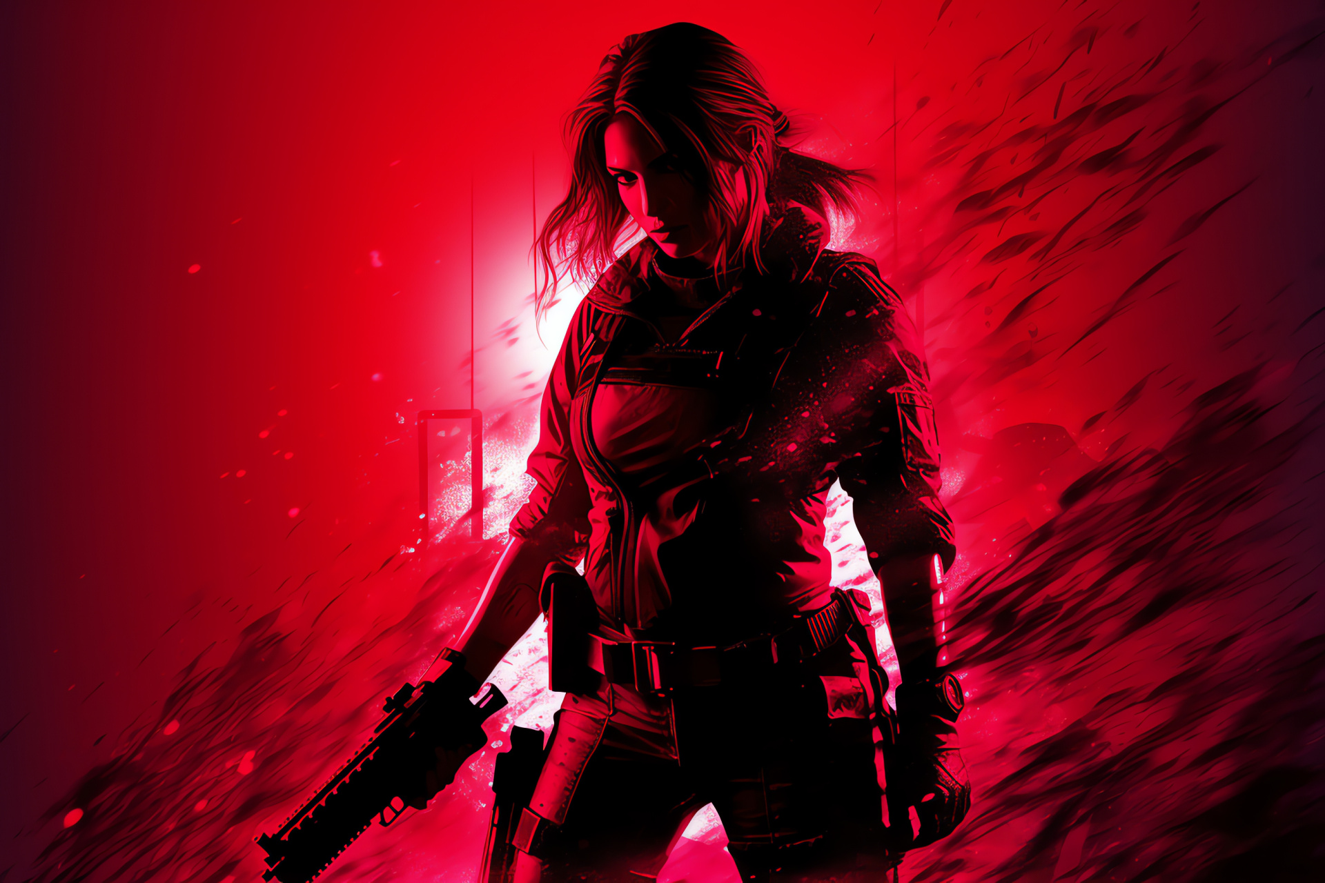 Video game heroine, Zombie apocalypse, Action-adventure, Combat readiness, Character design, HD Desktop Image