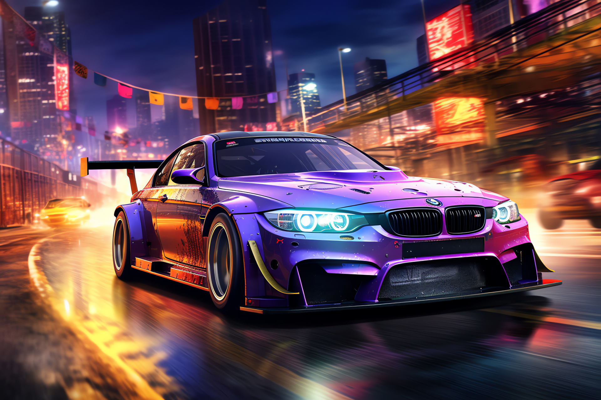 NFS Most Wanted, Iconic BMW M3 GTR, Street racing, Must-have game, Dual-hue scheme, HD Desktop Wallpaper