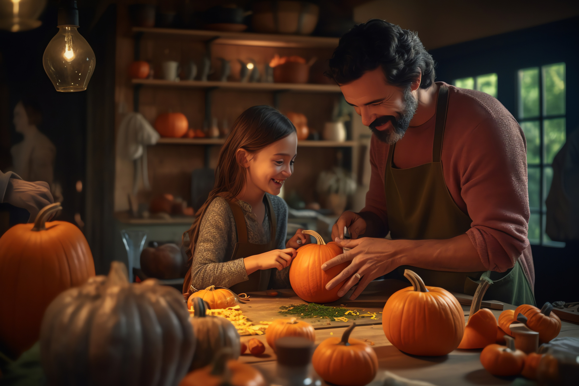 Culinary squash, Traditional cooking, Rustic atmosphere, Harvest bounty, Preparation surface, HD Desktop Image