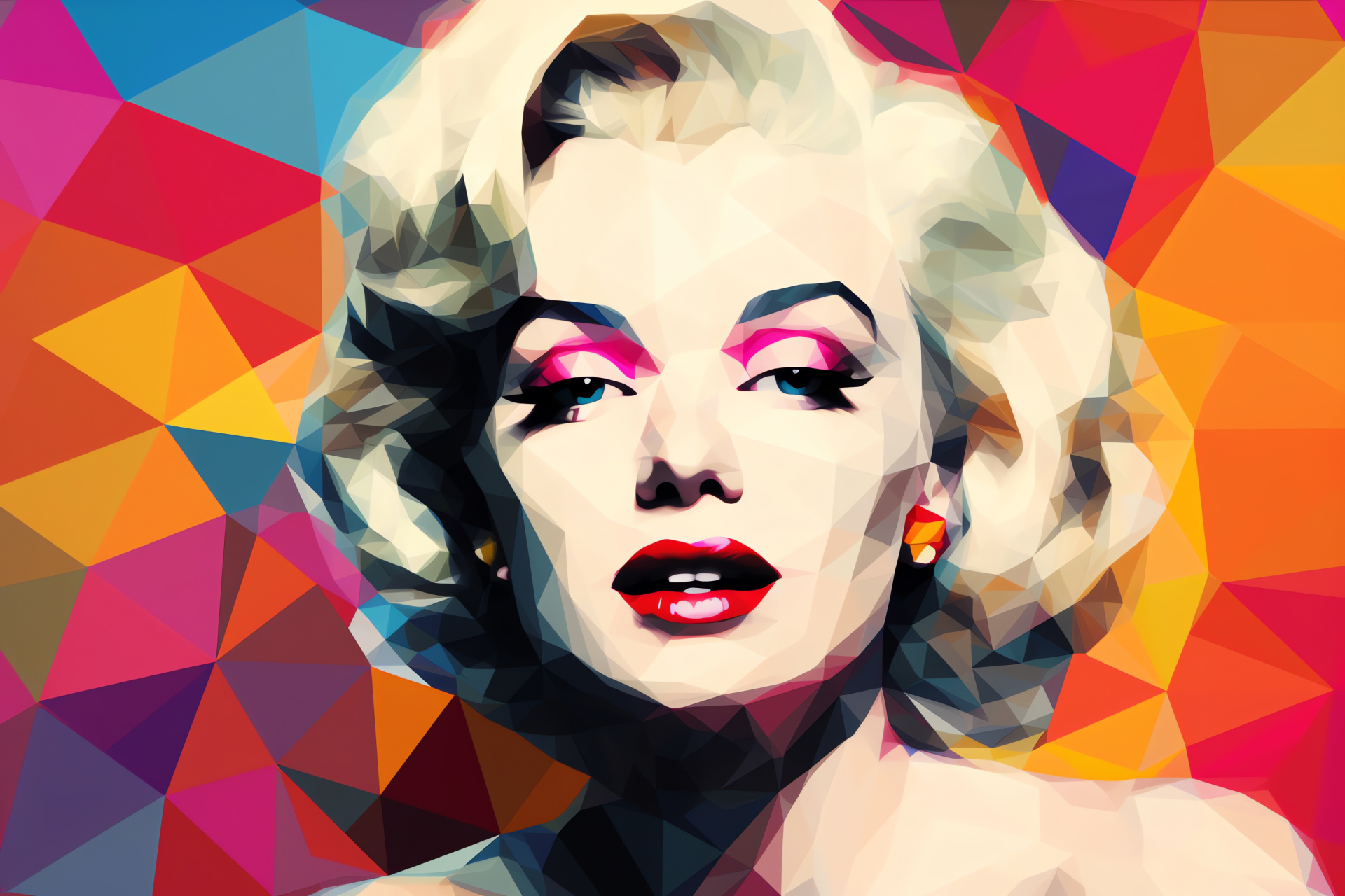 Marilyn Monroe, Silver screen legend, Alluring look, Cinematic iconography, Classic Hollywood, HD Desktop Wallpaper