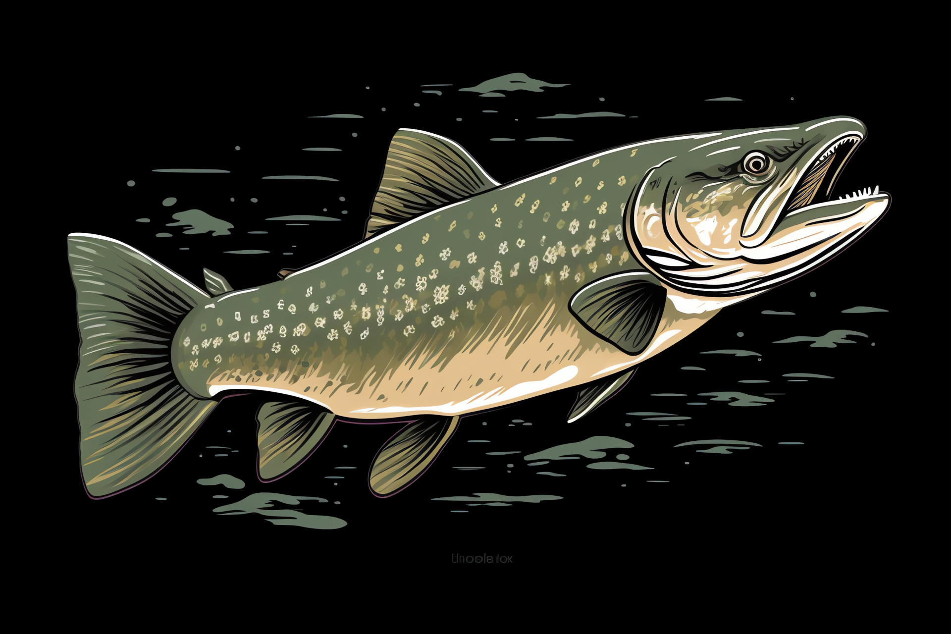 Freshwater catch, aquatic agility, subtle hues, river ecosystem, anglers' challenge, HD Desktop Image