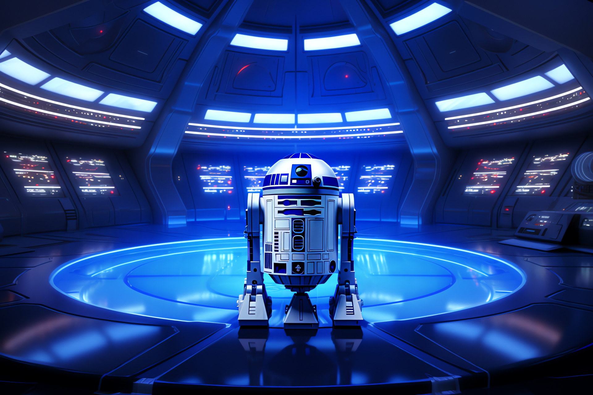 R2-D2, Star Wars droid, Jedi Council, Galactic Senate of Coruscant, Android, HD Desktop Image