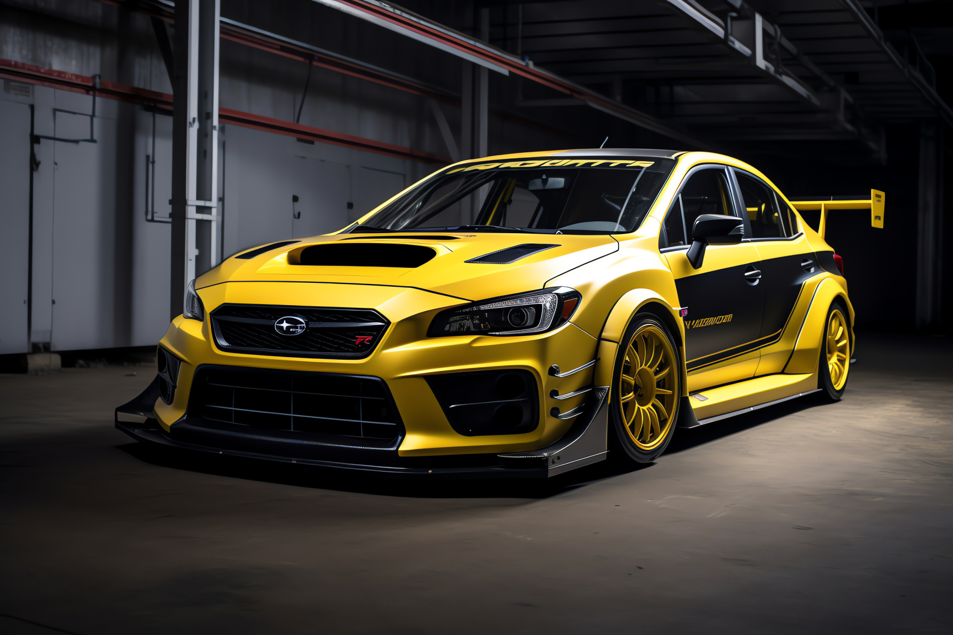 Subaru WRX STI, Nrburgring circuit, Type RA NBR Special, Motorsport engineering, High-speed aerodynamics, HD Desktop Wallpaper