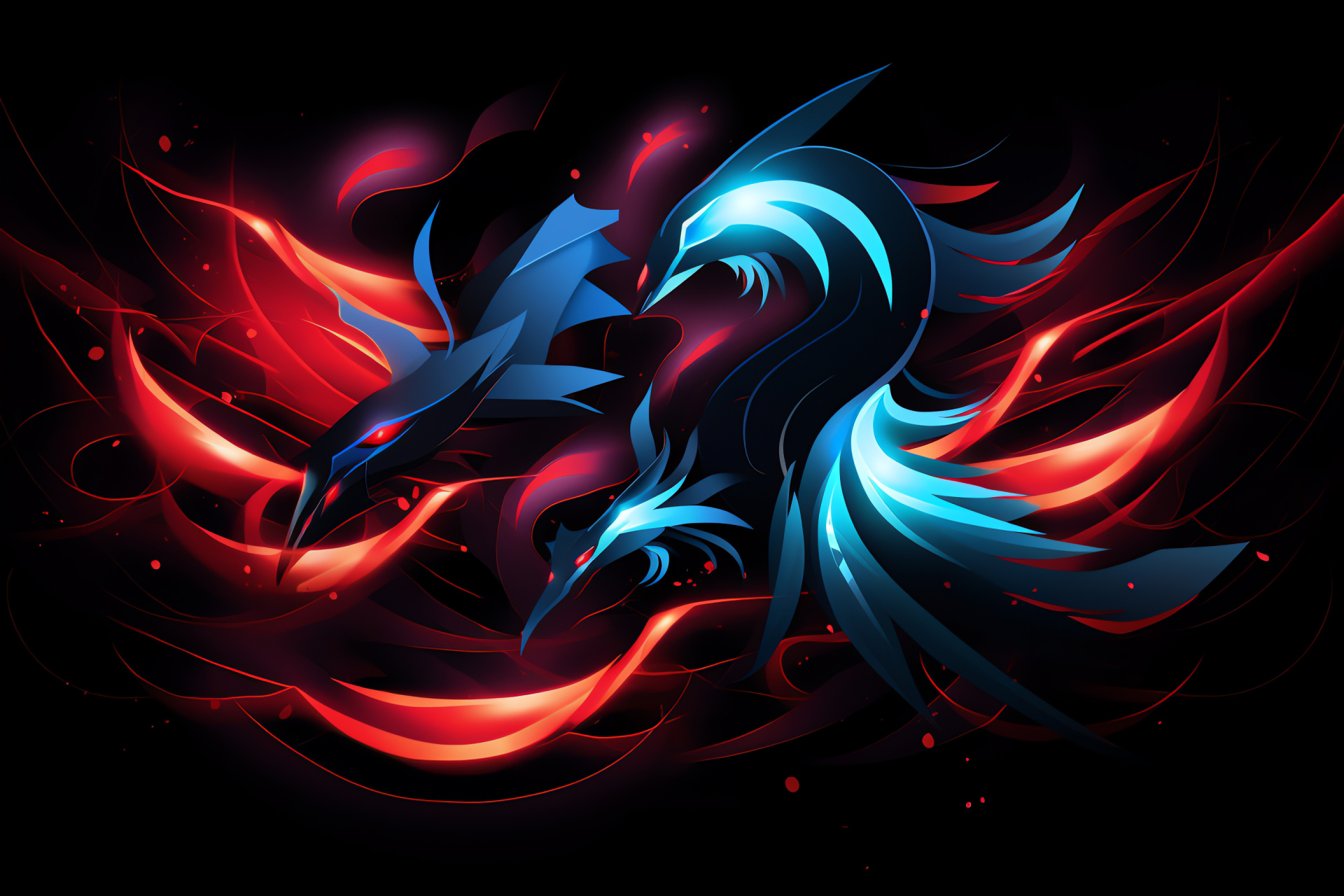 Pokemon Mega Evolution, Salamence transformation, Dragon attributes, Orange winged creature, Gaming phenomenon, HD Desktop Wallpaper