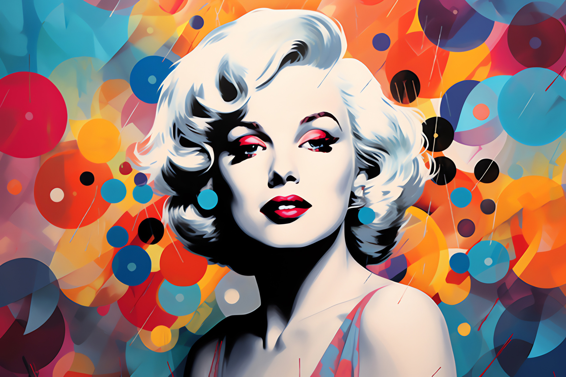 Marilyn Monroe resemblance, Captivating fame, Time-honored allure, Classic media, Cultural impact, HD Desktop Wallpaper