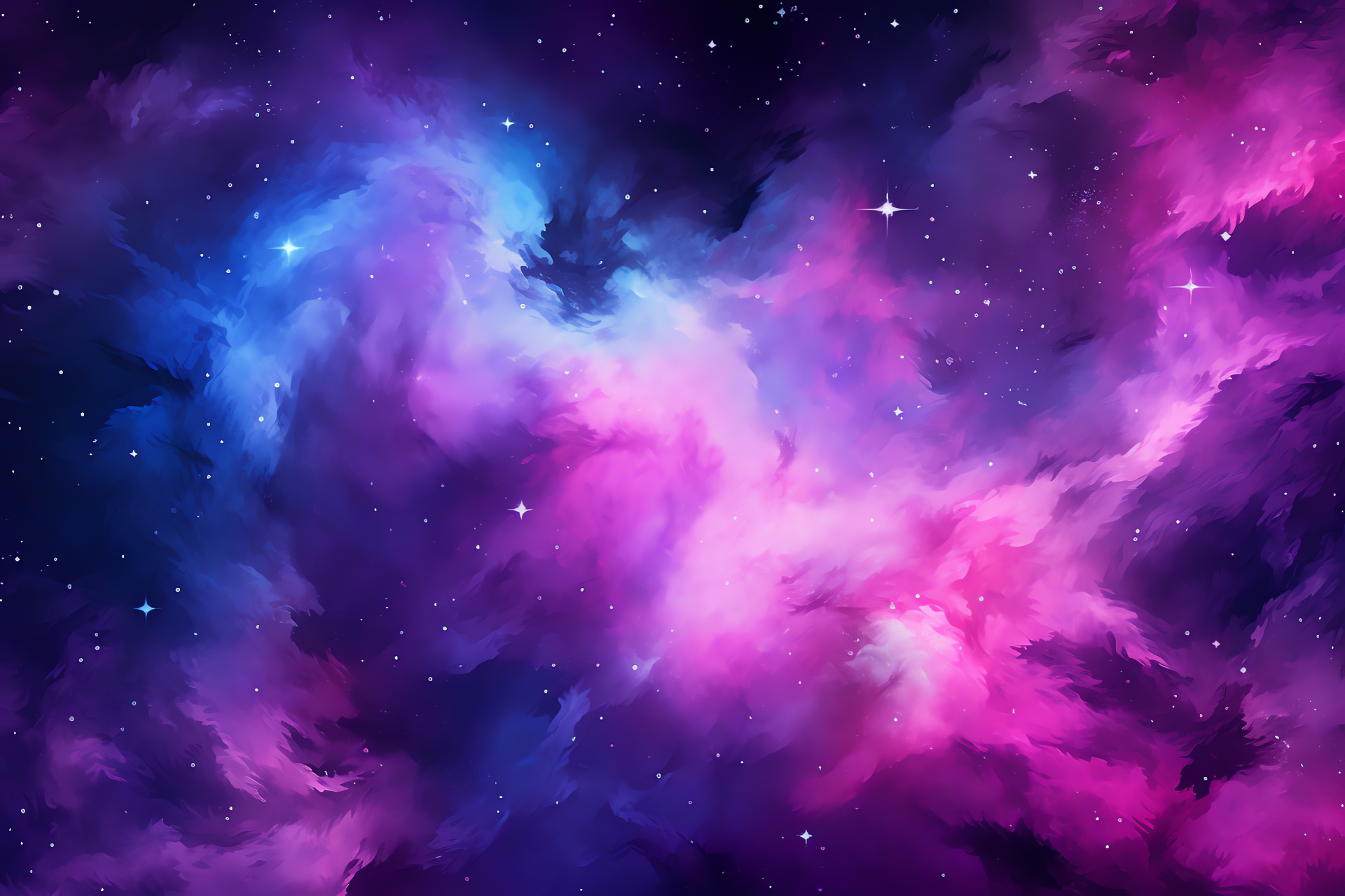 Purple Nebula, Cosmic beauty, Star field, Majestic purples, Space tapestry, HD Desktop Image