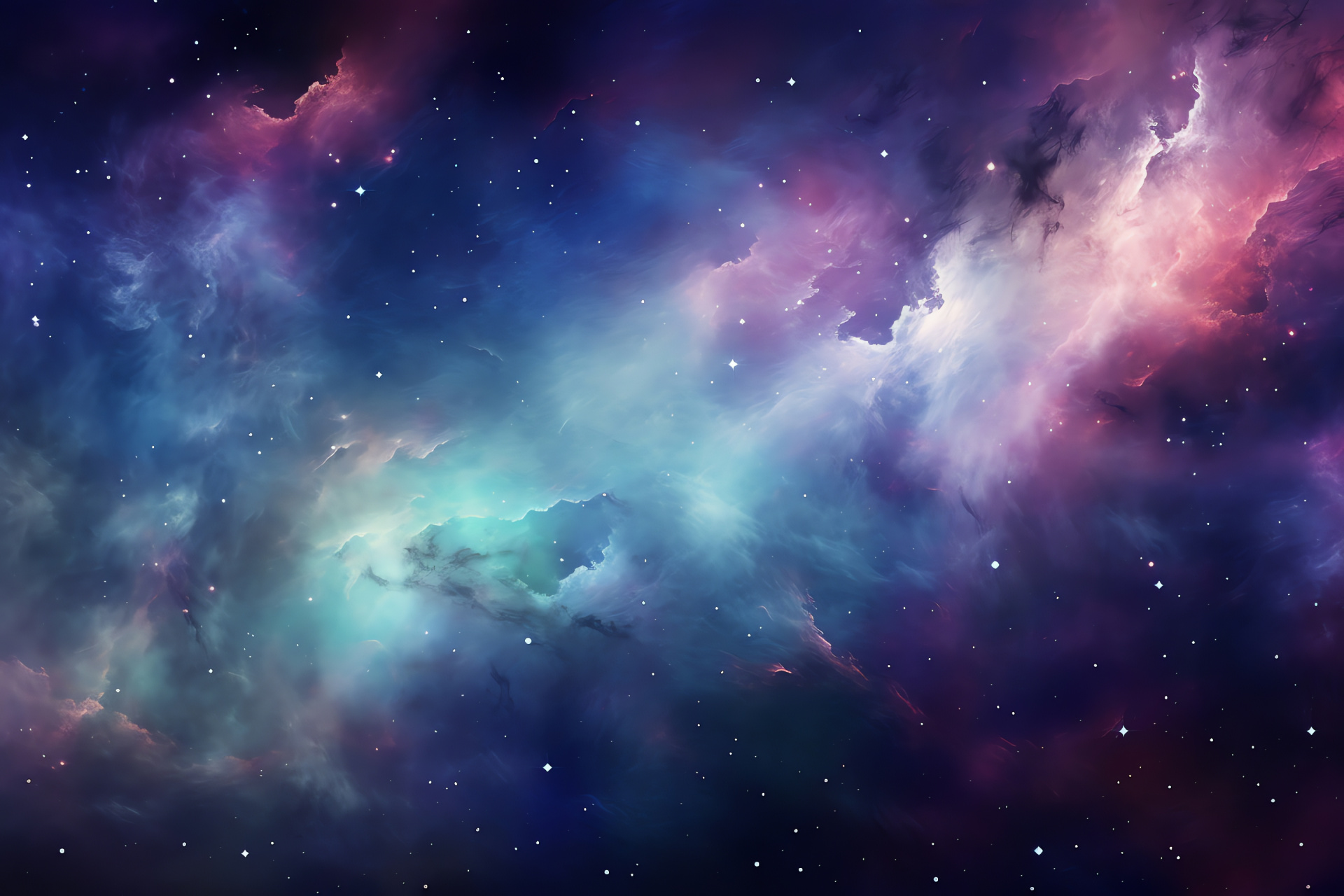 Vivid cosmic display, Nebula brilliance, Space elements, Deep space mystery, Galactic artwork, HD Desktop Image