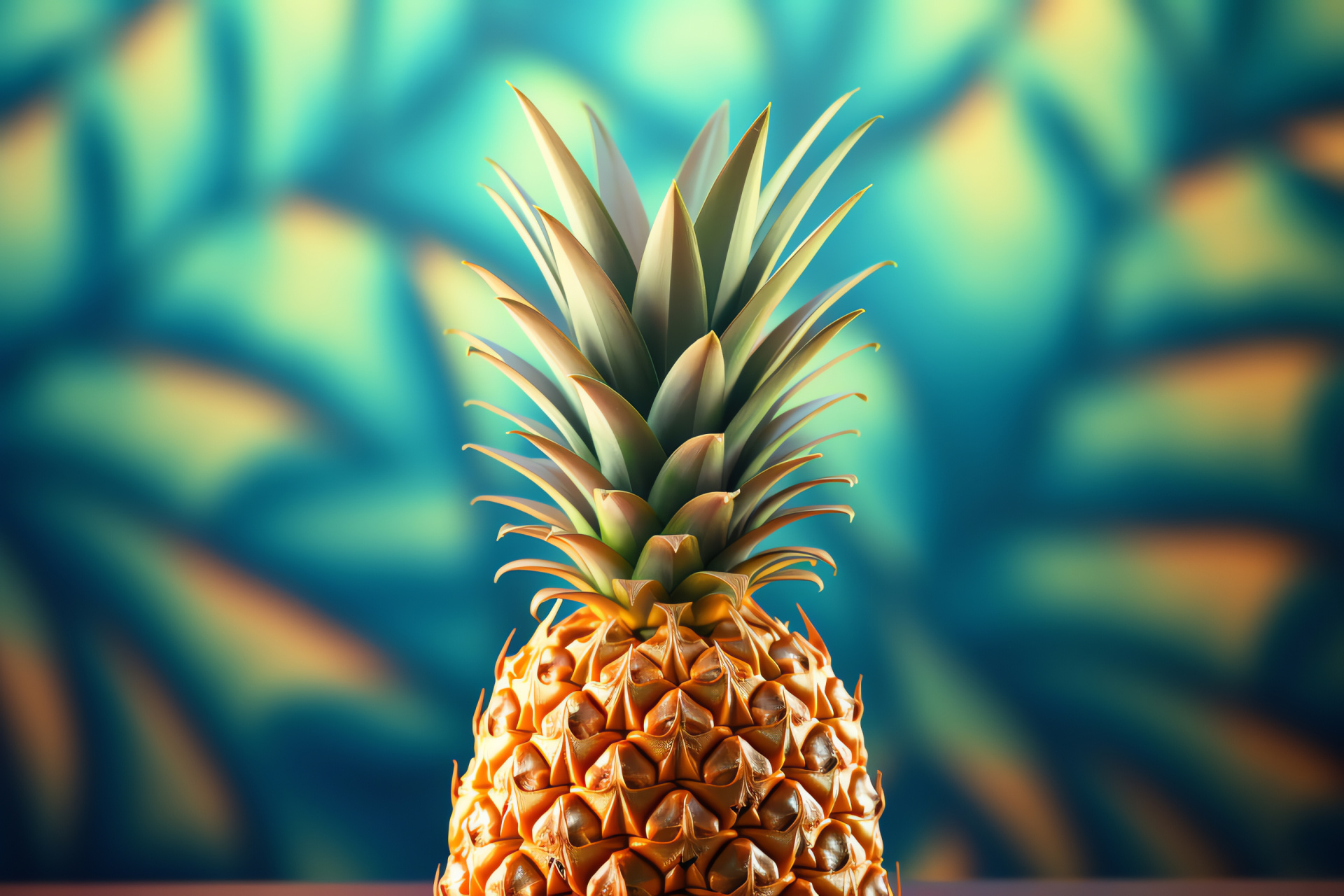 Exotic fruit display, Structural motif, Contrasting palette, Kinetic visuals, Dimensional fruit, HD Desktop Image