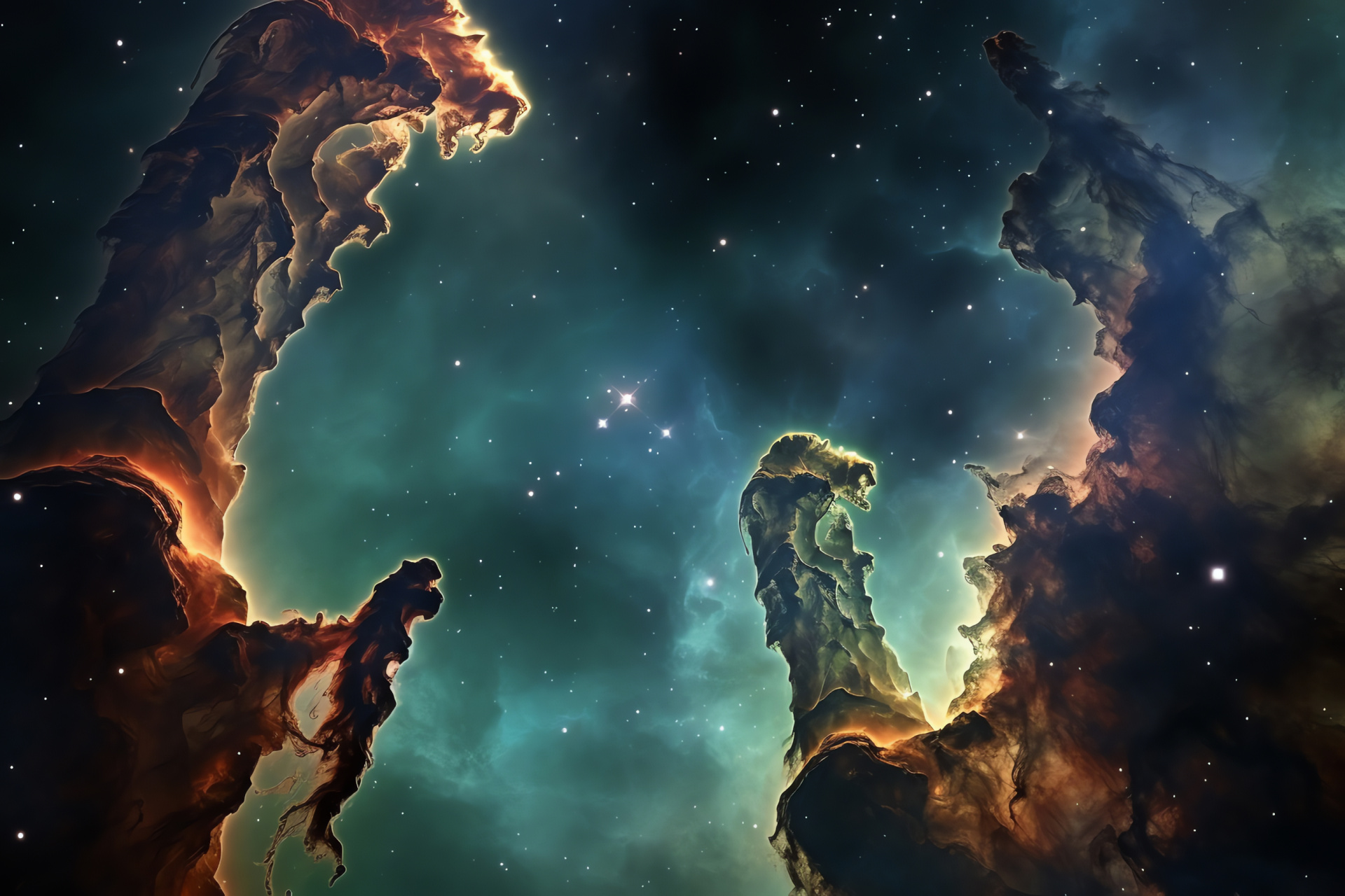 Cosmic phenomenon, Hubble capture, Interstellar medium, Galactic formation, Space exploration, HD Desktop Image