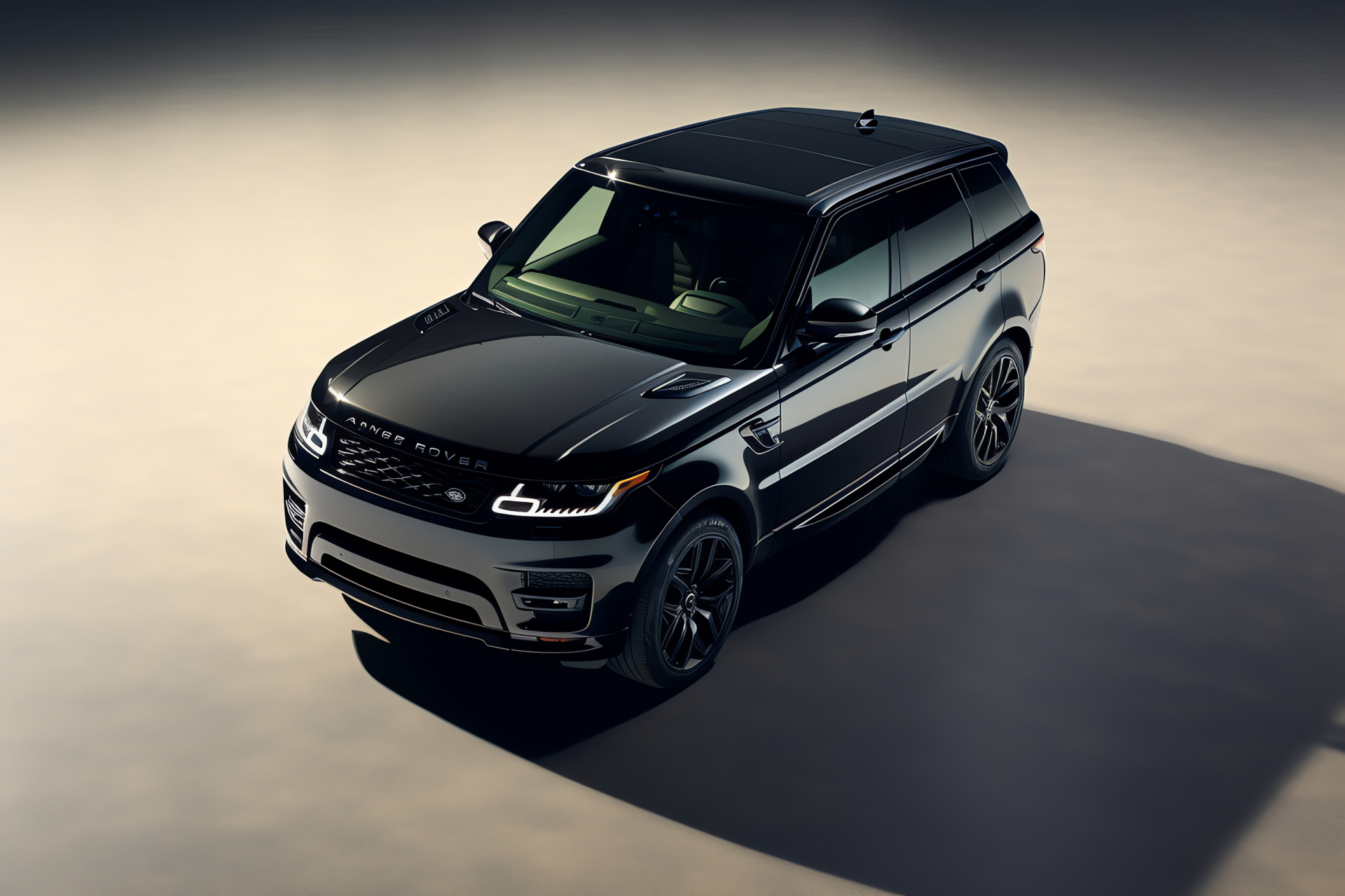 Range Rover Sport 2018, High viewpoint, Color block distinction, Refined SUV, Automotive elegance, HD Desktop Image