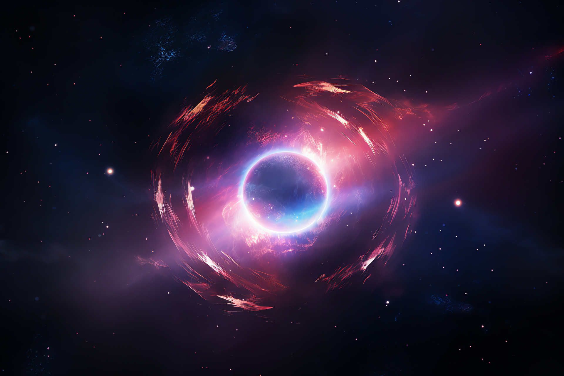 Ring Nebula majesty, Planetary nebula beauty, Star remnants, Lyra constellation, Space mystery, HD Desktop Wallpaper
