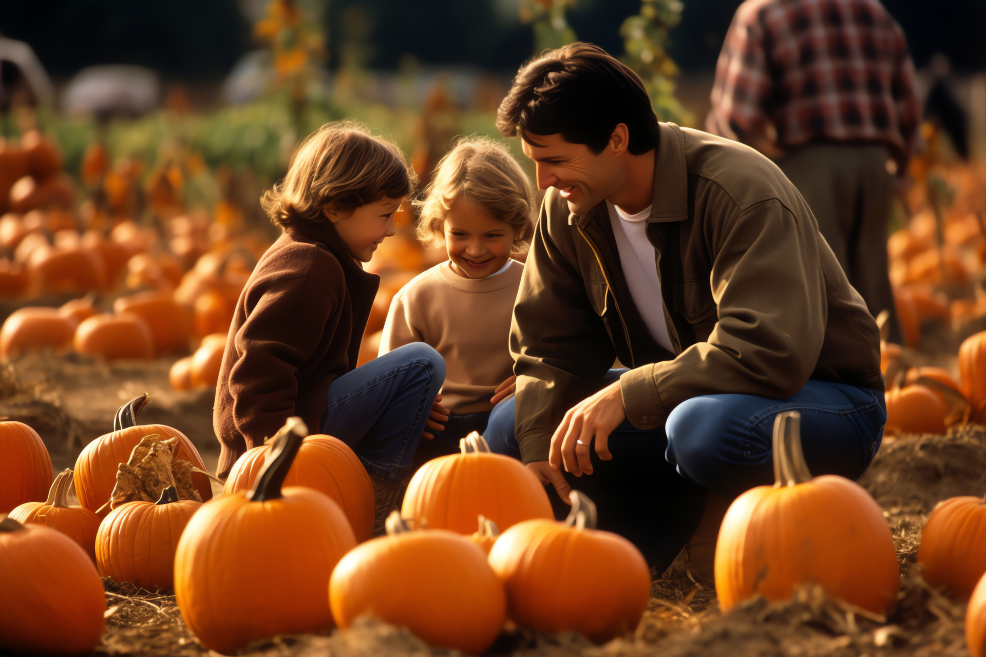 Agritainment fun, frolic in the patch, bucolic setting, family excursion, seasonal festival, HD Desktop Image